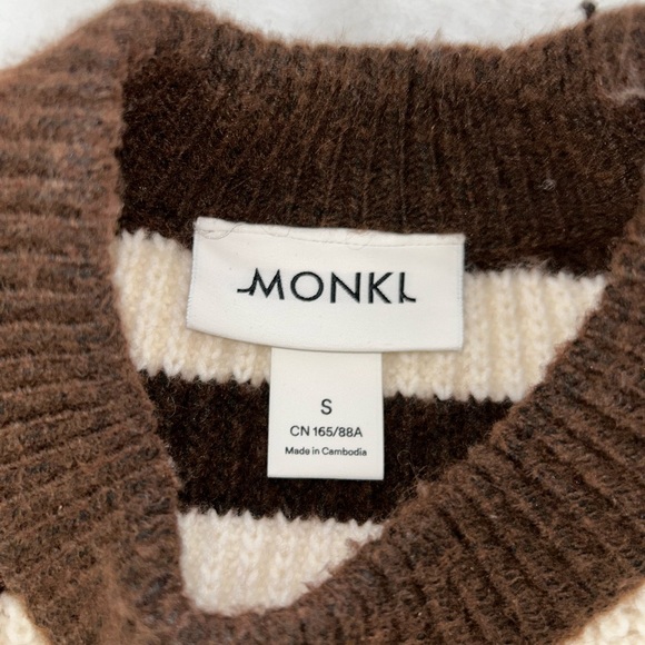 Monki Brown & Beige Knit Sweater - Picture 5 of 5